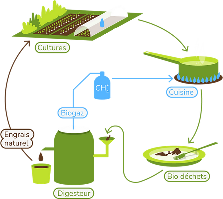 fonctionnement cuisine maison autonome TOITOT
