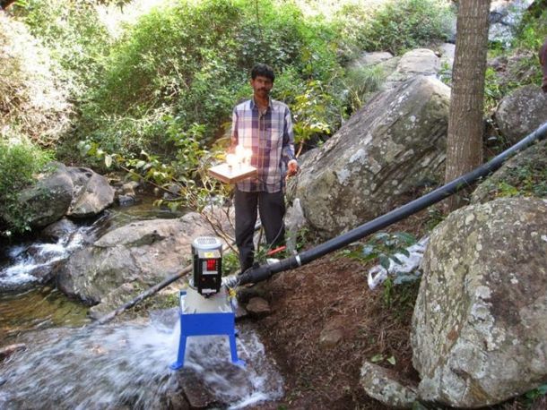 hydrolien maison autonome TOITOT