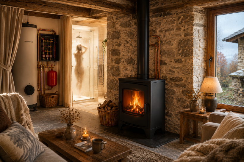 Eau chaude solaire maison autonome OFFF